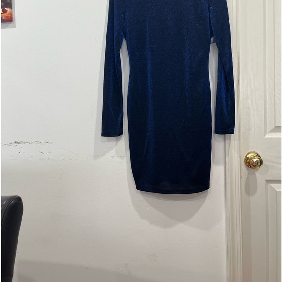 By & By blue metalic dress sizeM. G-26 - Picture 1 of 4